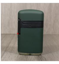 Easy Torch Double Jet Cross Lighter - Dark Green