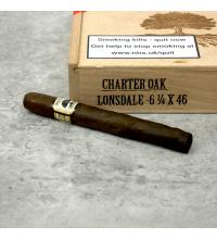 Charter Oak Broadleaf Lonsdale Cigar - 1 Single