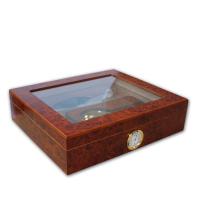 Norfolk Cigar Glass Top Humidor Beginners Set - 20 cigars capacity