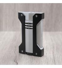 Myon Black and Silver Racing Edition Jet Cigar Lighter