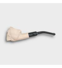 Meerschaum Mini Grim Reaper Bent Fishtail Pipe (MEER80)