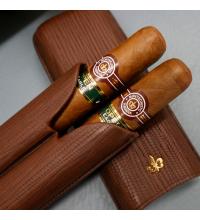 Montecristo Open Eagle Leather Cigar Case Gift Box Set -  2 Cigars