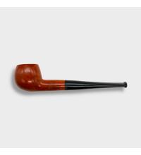 Orlik 3/4 OZ Orange Briar Straight Metal Filter Fishtail Pipe (OR118)