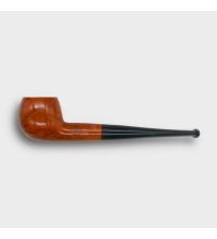 Orlik 3/4 OZ Orange Briar Straight Metal Filter Fishtail Pipe (OR130)