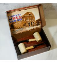 Corn Cob 2 Pipe Gift Set - Diplomat