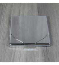 High Polish Chrome Finish Cigarette Case  - Holds Up To 10 Kingsize