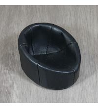 Leather Slipper Pipe Rest - Black