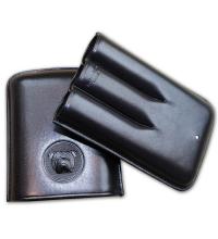 Dunhill Bulldog Cigar Case Robusto - Black - Fits 3 Cigars