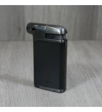 Colibri Pacific Air Single Soft Flame Lighter - Black & Gunmetal