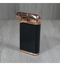 Colibri Pacific Air Single Soft Flame Lighter - Black & Rose