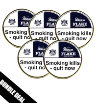 Bundle Deal - Peterson Flake Pipe Tobacco - 5 x 50g tin (Formerly Dunhill Range)