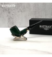 Rattrays Lowland 37 Green Smooth 9mm Filter Fishtail Pipe (RA1312)