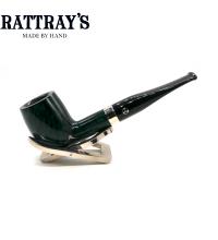 Rattrays Lowland 37 Green Smooth 9mm Filter Fishtail Pipe (RA1579)