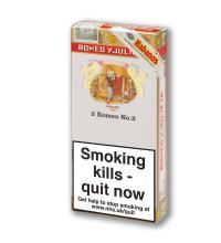 Romeo y Julieta No. 2 Tubed Cigar - Pack of 3