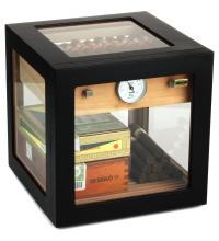 Adorini Cube Deluxe Black Cigar Humidor - 100 Cigar Capacity (AD055)