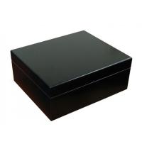 Prestige Chalet Humidor - Black - 50 Cigar Capacity
