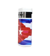 Palio Charlie Turano III Triple Torch Jet Cigar Lighter - Cuban Flag