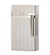 ST Dupont Lighter - Ligne 2 - Silver Vertical Lines