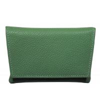 GBD Mini Green Leather Patterned Roll Your Own Pouch (GBDP04) - End of Line