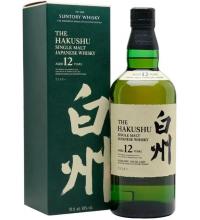 Hakushu 12 Year Old Single Japanese Malt Whisky - 70cl 43%