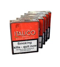 Italico Rosso Arabica Cigars - 5 Packs of 5 (25) Bundle Deal