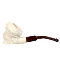 Meerschaum Small Victorian Lady Bent Fishtail Pipe (MEER83)