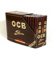 OCB Unbleached Virgin Slim Kingsize Rolling Papers + Filters 32 Packs