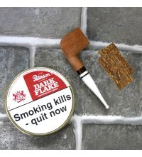 Peterson Dark Flake Pipe Tobacco - 50g tin (Formerly Dunhill Range)