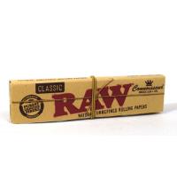 RAW Classic Connoisseur Kingsize Slim Rolling Papers & Tips 1 Pack