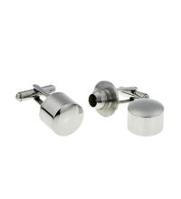 Cigar Punch Chrome Cufflinks