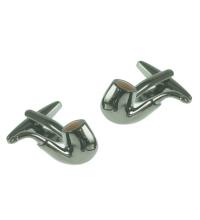 Silver Pipe Smokers Cufflinks