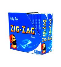 Zig-Zag Kingsize Slim Blue Rolling Papers 50 Packs