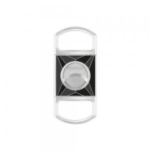 ST Dupont Cigar Cutter - Fire X - Black & Chrome