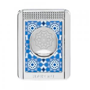 ST Dupont Cigar Cutter & Cigar Stand - Alhambra Blue & Chrome