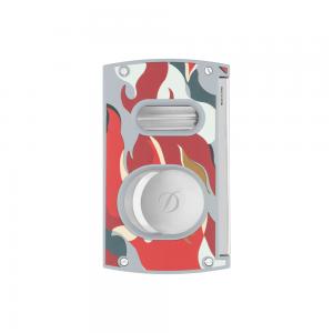 ST Dupont Cigar Cutter - V-Cut - Camo Red