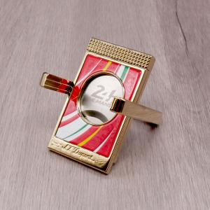 ST Dupont Limited Edition Cigar Cutter & Cigar Stand - Red & Gold 24H Le Mans