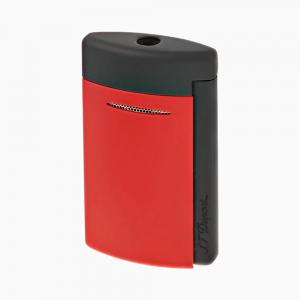 ST Dupont Lighter - Minijet - Matte Black & Red