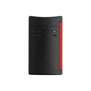 ST Dupont Lighter - Maxijet - Matt Black and Red