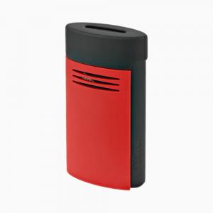 ST Dupont Lighter - Megajet - Matte Black & Red
