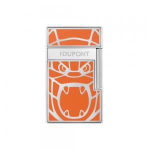 ST Dupont Lighter - Biggy - Orlinski Kong - Orange & Chrome