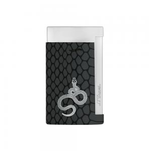ST Dupont Slim 7 - Flat Flame Torch Lighter - CNY 2025 Black Snake