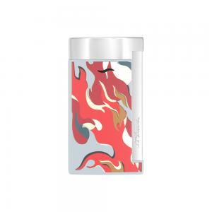 ST Dupont Slim 7 - Flat Flame Torch Lighter - Camo Red