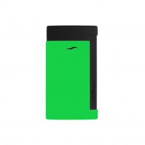 ST Dupont Slim 7 - Flat Flame Torch Lighter - Fluo Green