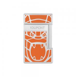 ST Dupont Lighter - Slimmy - Orlinski Kong - Orange & Chrome