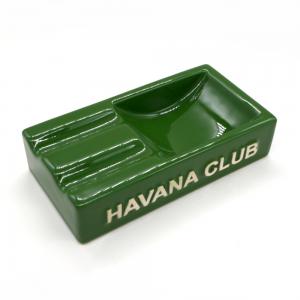 Havana Club Collection Ashtray - El Secundo Double Cigar Ashtray - Bottle Green
