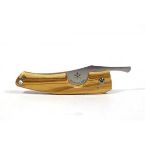 Les Fines Lames Le Petit - The Cigar Pocket Knife - Wave Blade Olive Wood
