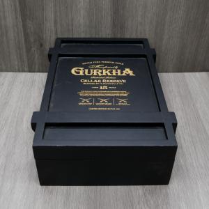 Empty Gurkha Cellar Reserve 15 Year Old Solara Double Robusto Maduro Box