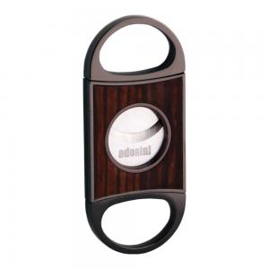 Adorini Fusion Double Blade Cutter - Gun Metal Ebony