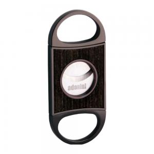 Adorini Fusion Double Blade Cutter - Gun Metal Oak