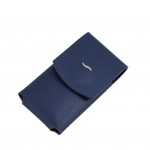 ST Dupont Slim 7 Leather Lighter Case - Blue